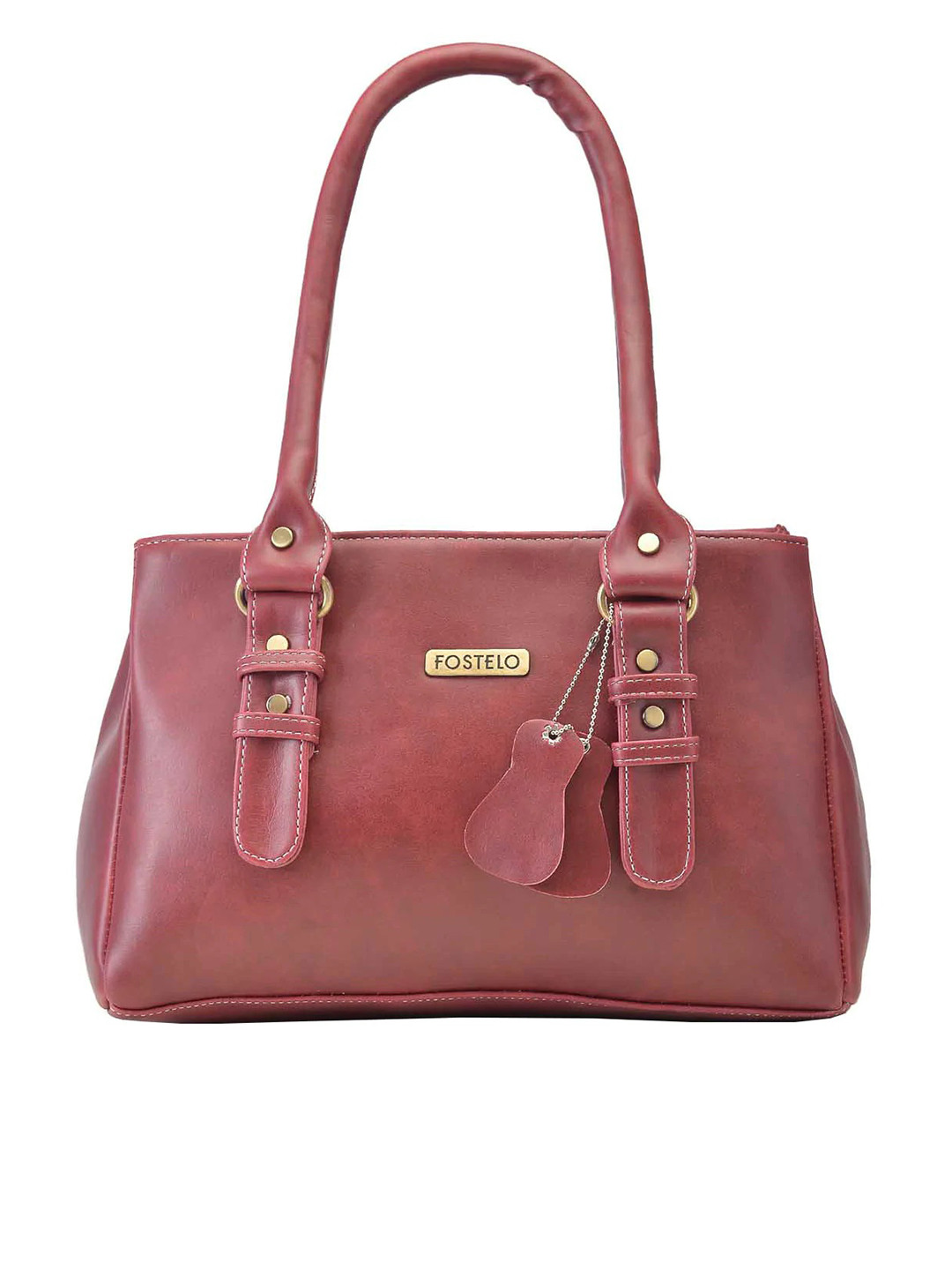 

Fostelo Maroon Solid Shoulder Bag