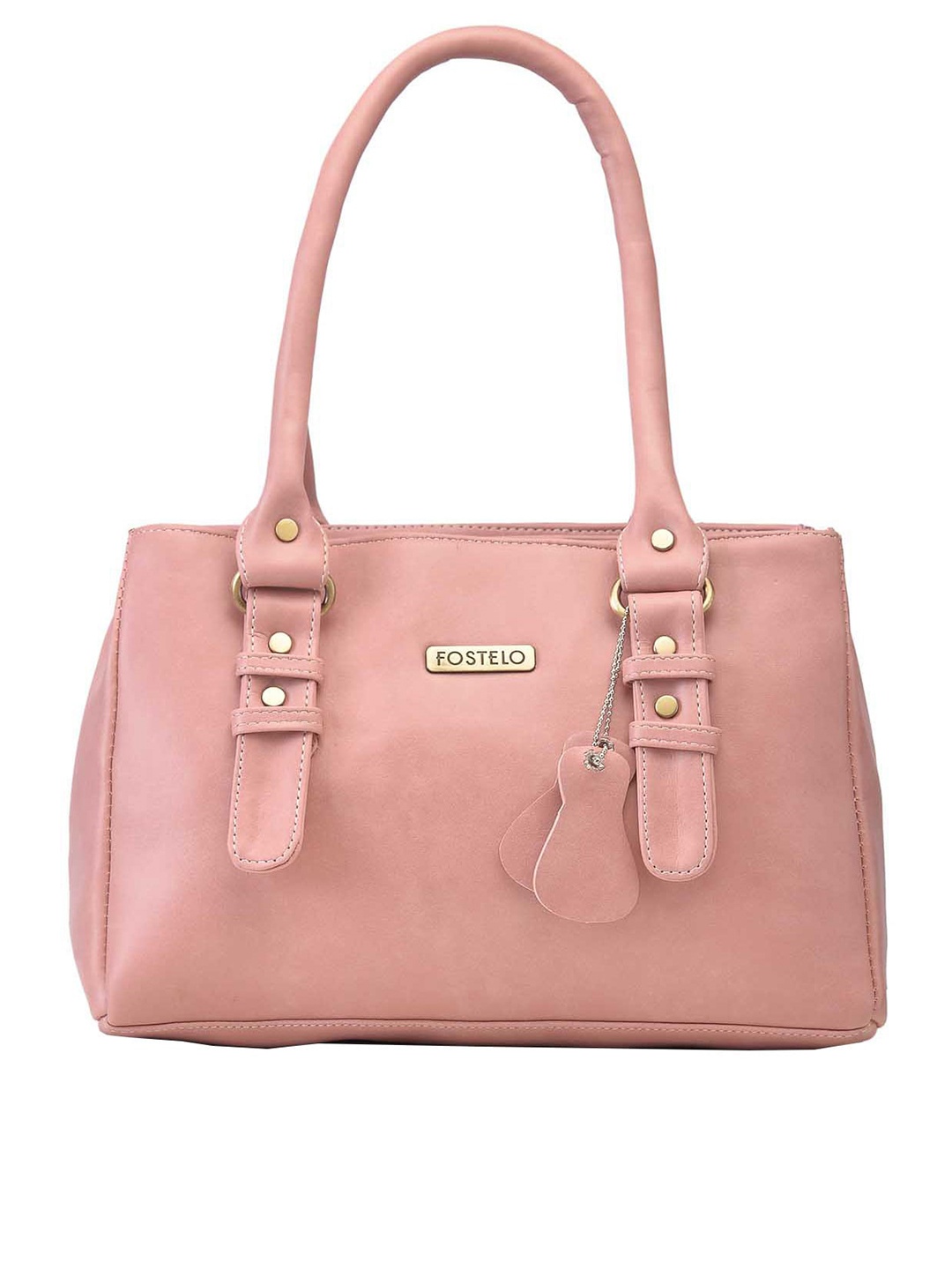 

Fostelo Pink Solid Handheld Bag