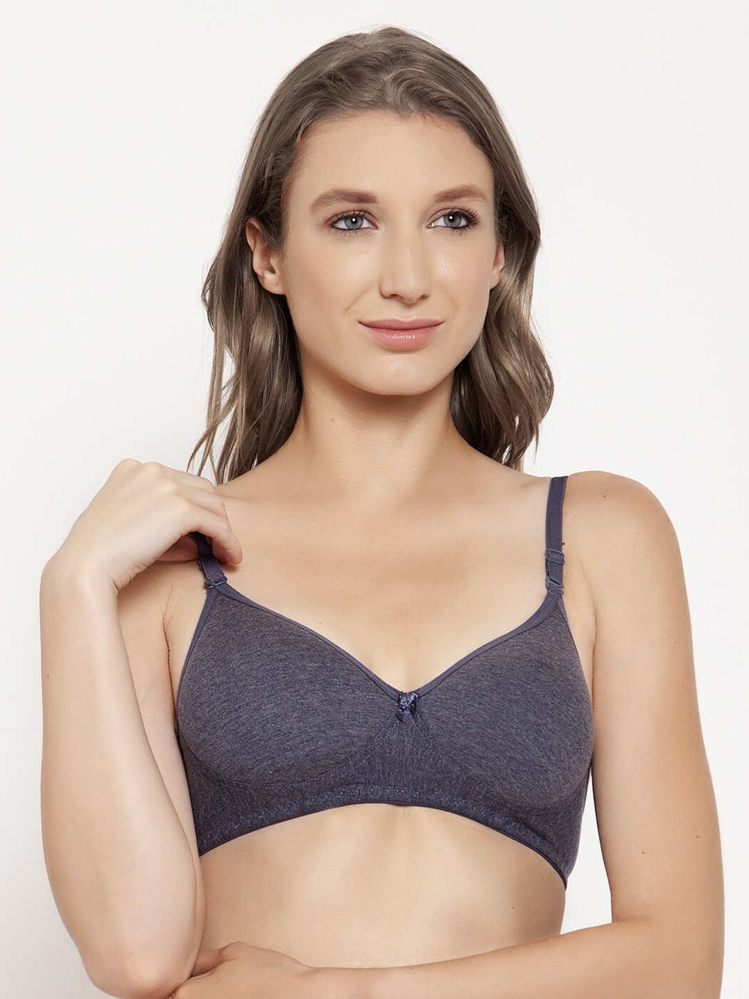 

Innocence Black Solid Non-Wired Heavily Padded Push-Up Bra BBAPLIN90319_28B