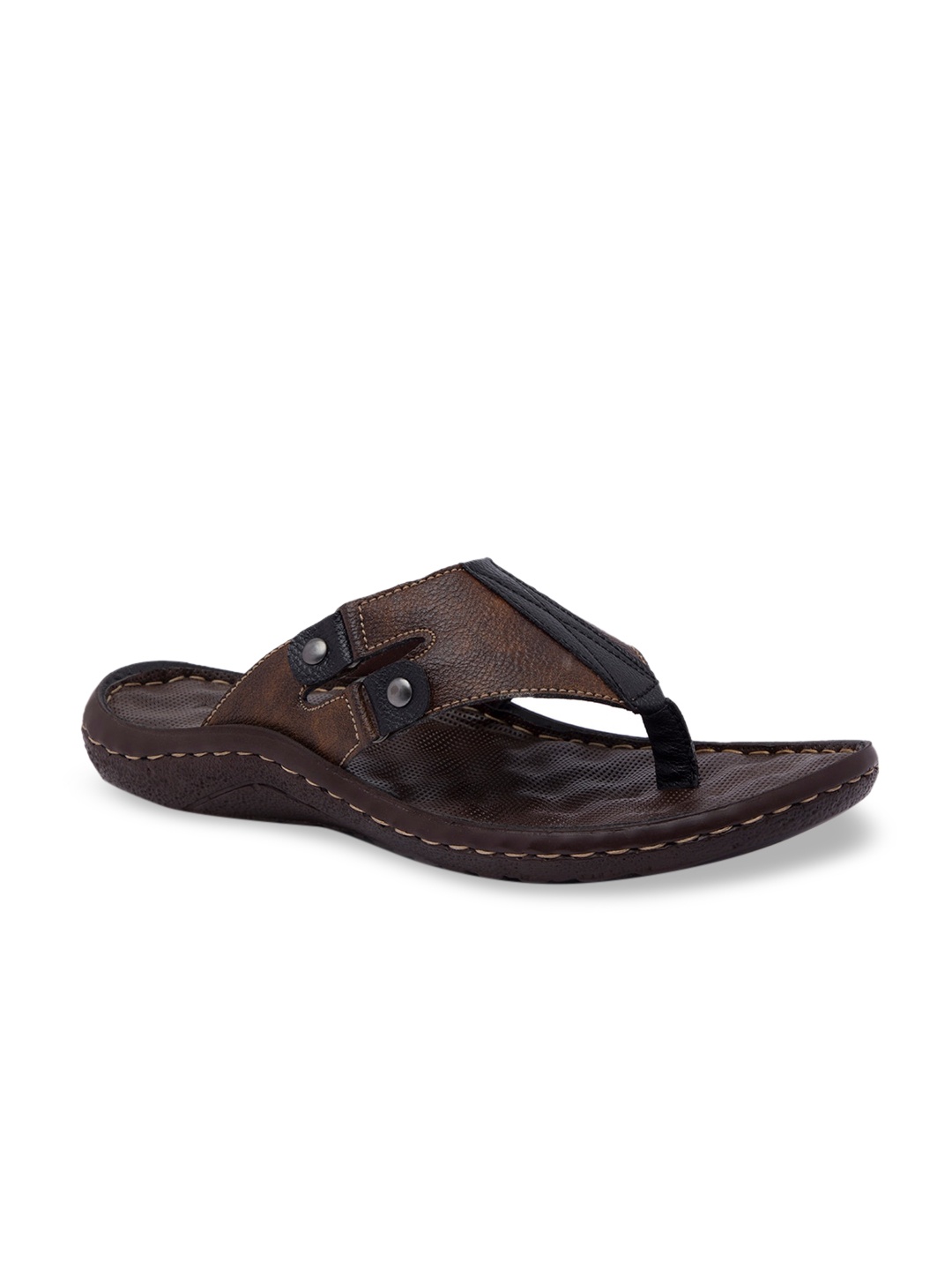 

Regal Men Brown Leather Comfort Sandals