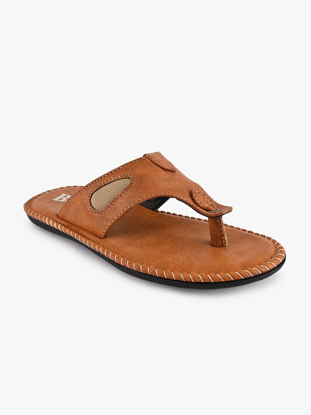 

BuckleUp Men Tan Brown Comfort Sandals