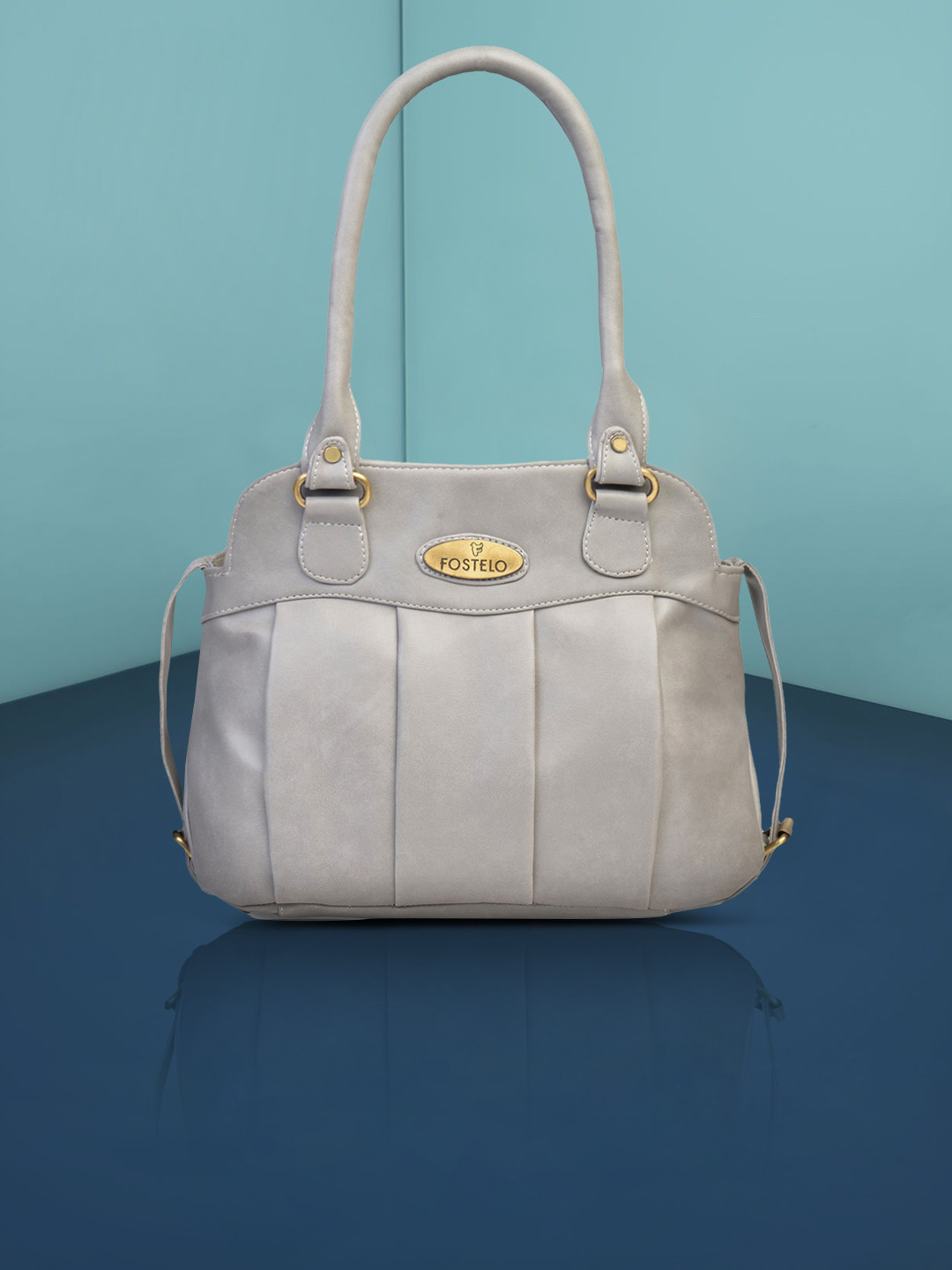 

Fostelo Grey Solid Shoulder Bag
