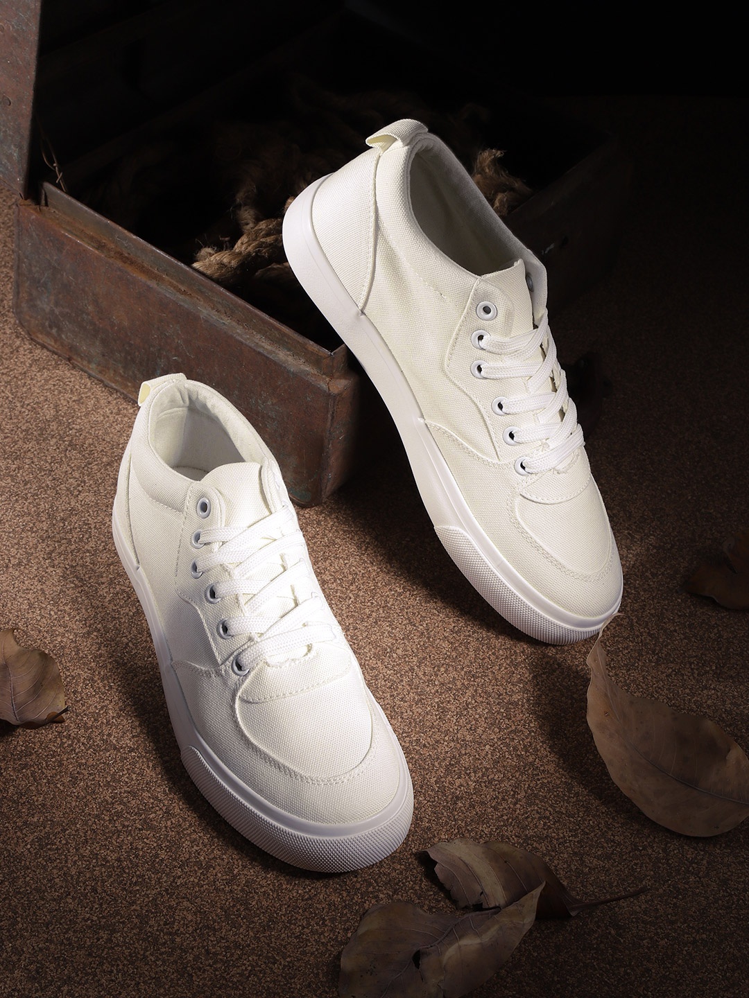 

Roadster Women White Solid Sneakers