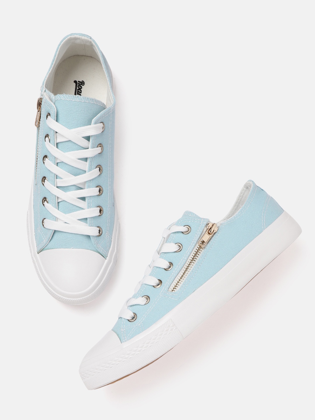 

Roadster Women Blue Solid Sneakers