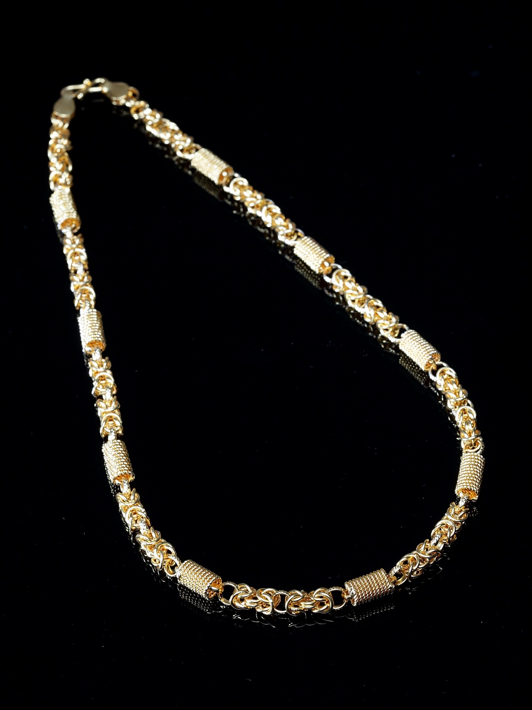 

PANASH Men Gold-Plated Metal Handcrafted Chain