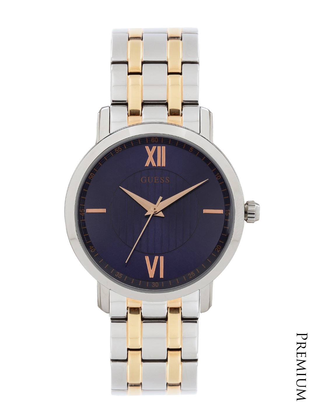 

GUESS Men Navy Dial Watch W0716G2, Navy blue