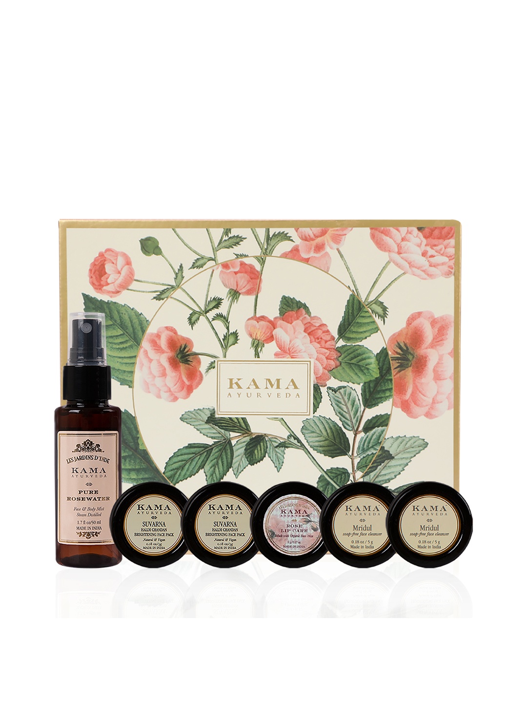 

KAMA AYURVEDA Unisex At Home Facial Gift Set, White