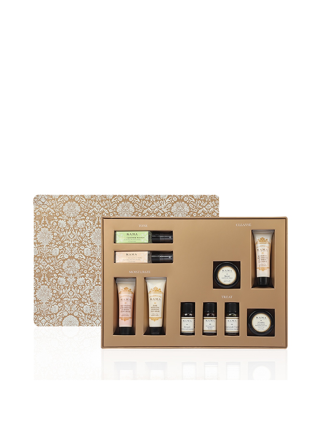 

KAMA AYURVEDA 10 Piece Bestseller Gift Box Set, Beige