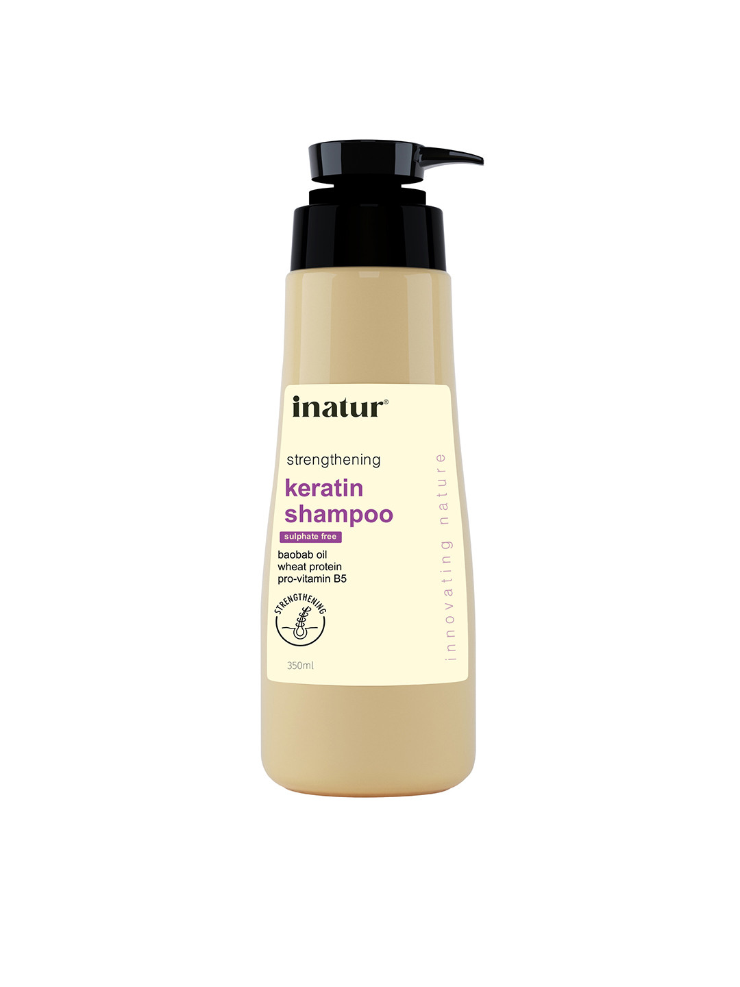 

Inatur Damage Control Keratin Shampoo 350ml, White