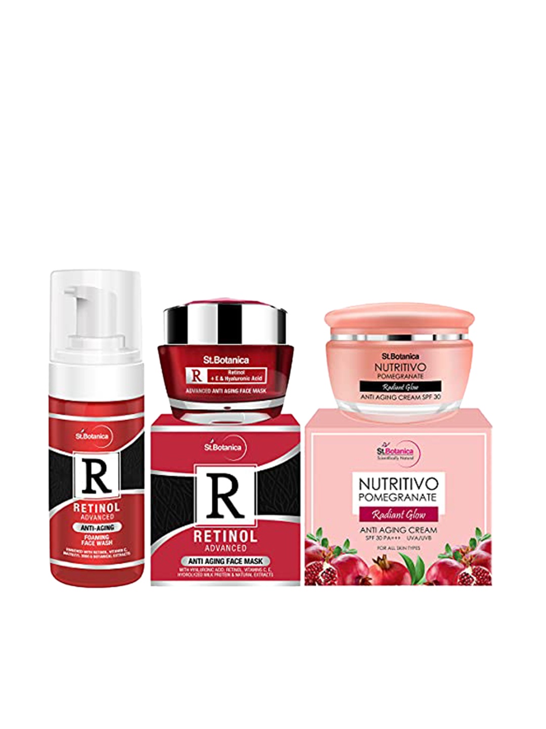 

St.Botanica Unisex Anti Aging Combo, Red