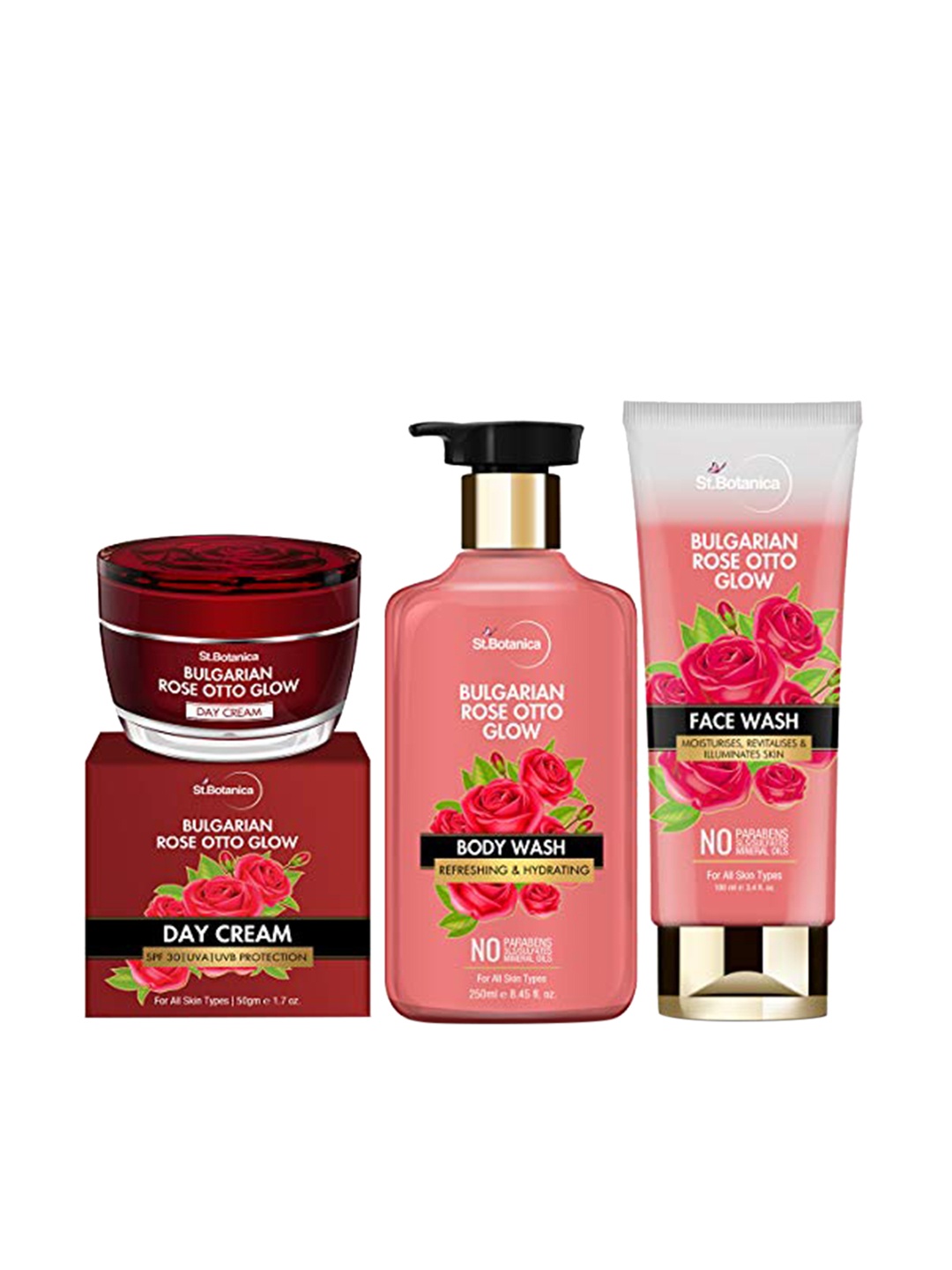 

St.Botanica Unisex Bulgarian Rose Otto Glow Combo