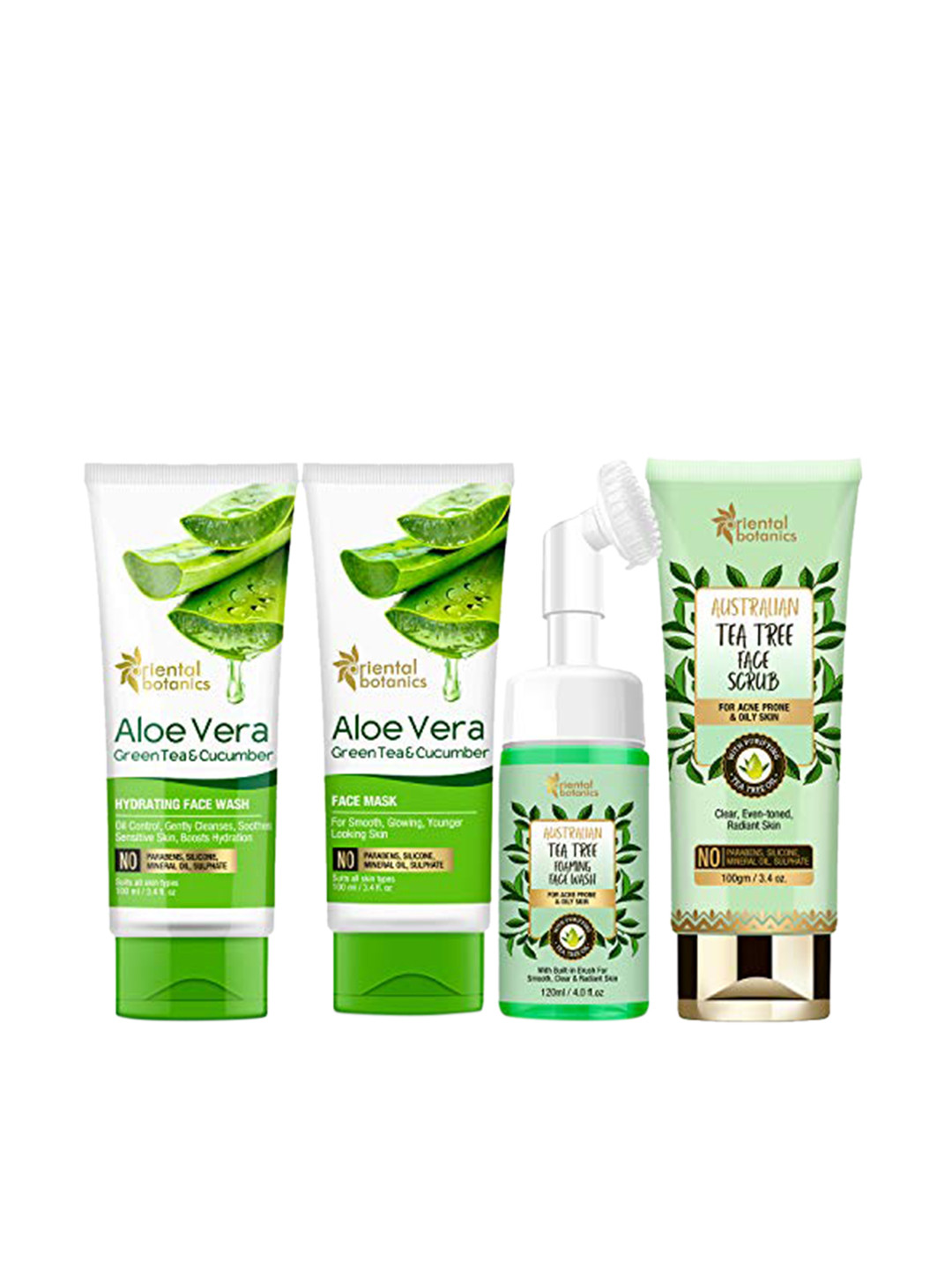 

Oriental Botanics Unisex Skin Care Kit, Green
