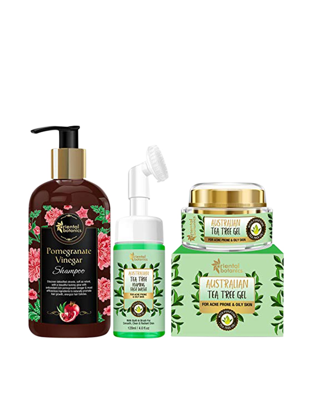 

Oriental Botanics Unisex Skin Care Kit, Brown