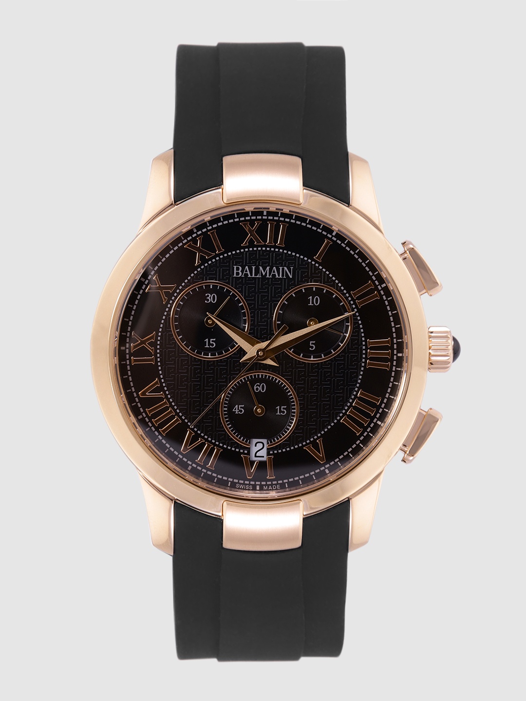 

Balmain Men Black Swiss-Made Analogue Watch B53693262