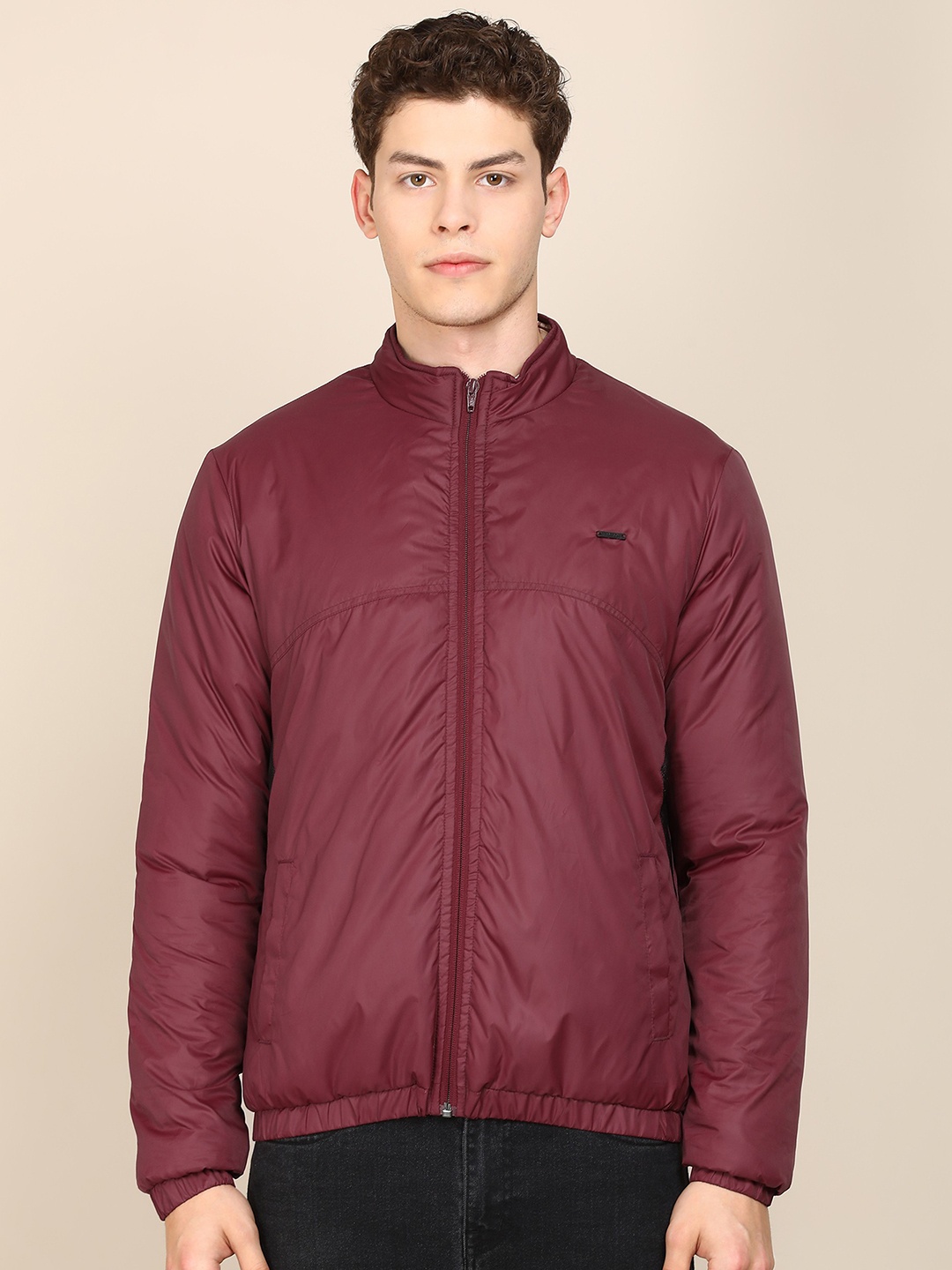 

Flying Machine Men Burgundy Puffer Jacket