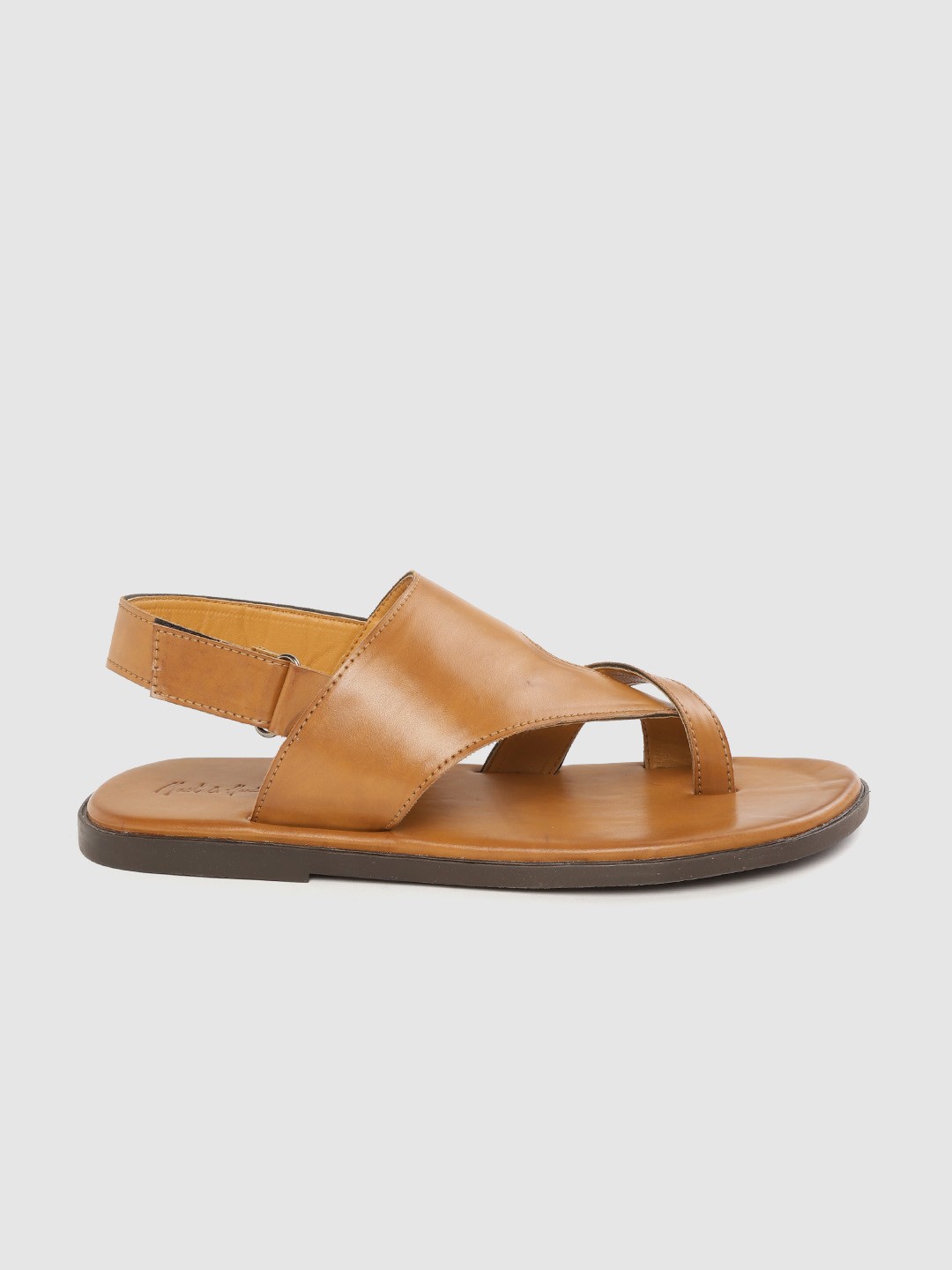 

Mast & Harbour Men Tan Brown One Toe Comfort Sandals