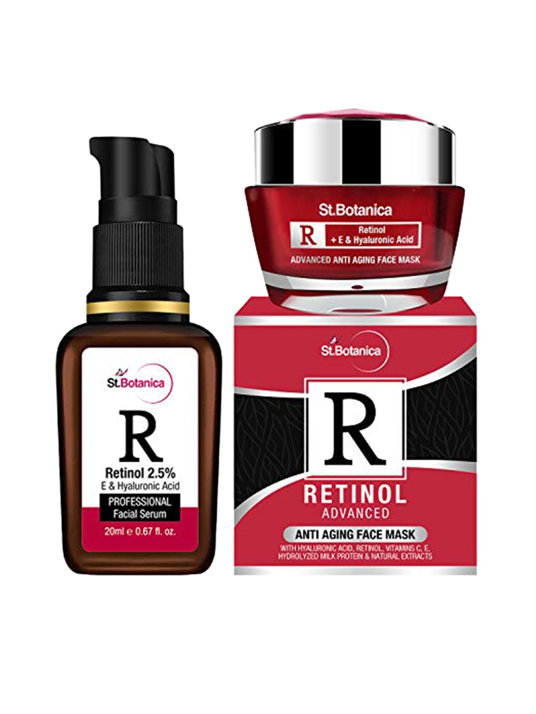 

St.Botanica Retinol Anti Ageing Combo, Red