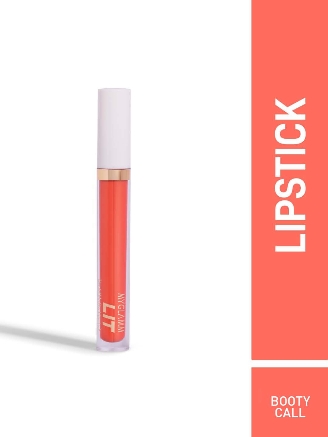 

MyGlamm LIT Liquid Matte Lipstick 3 ml - Booty Call, Red