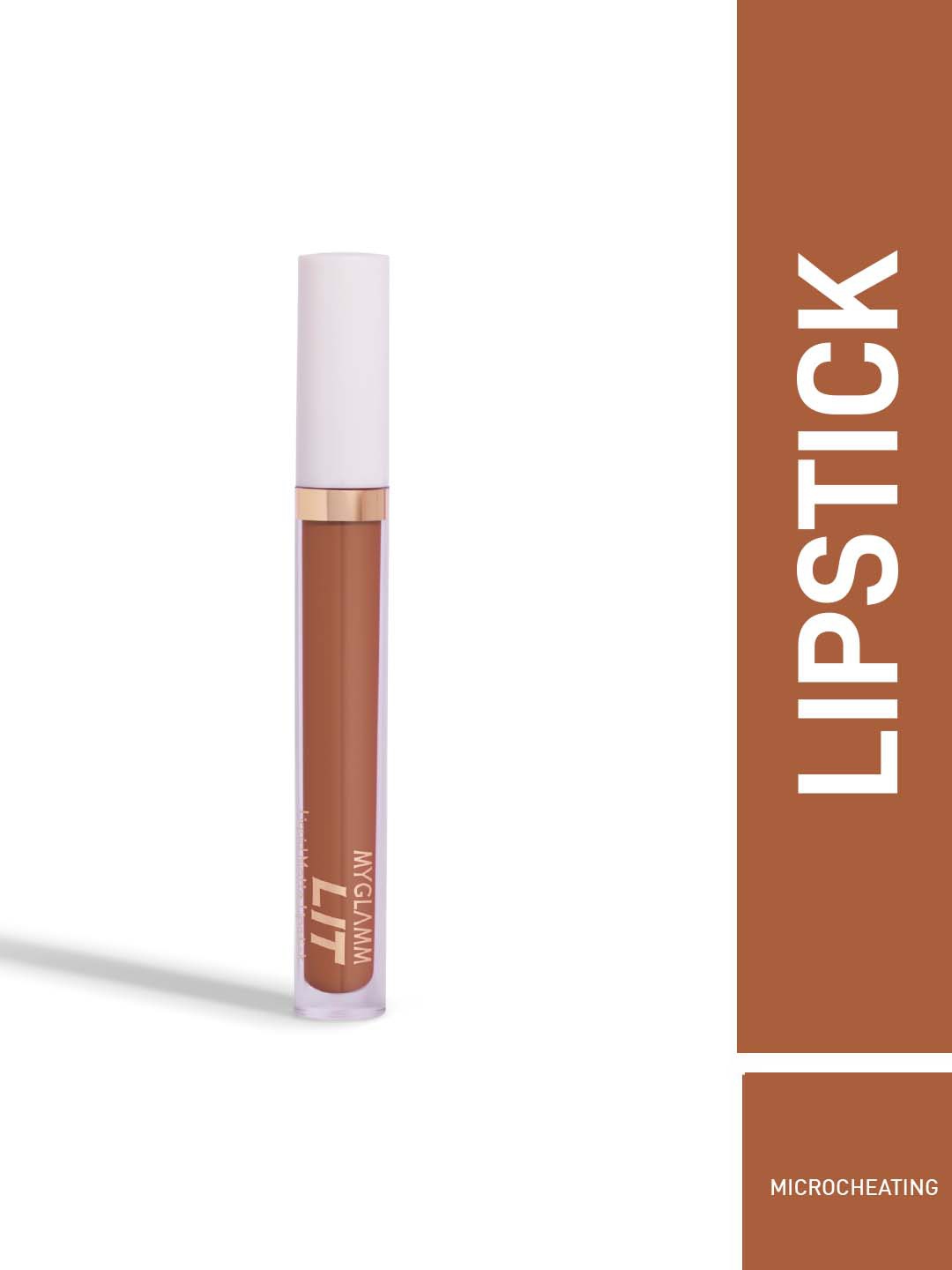 

MyGlamm LIT Liquid Matte Lipstick-Microcheating-3ml, Brown