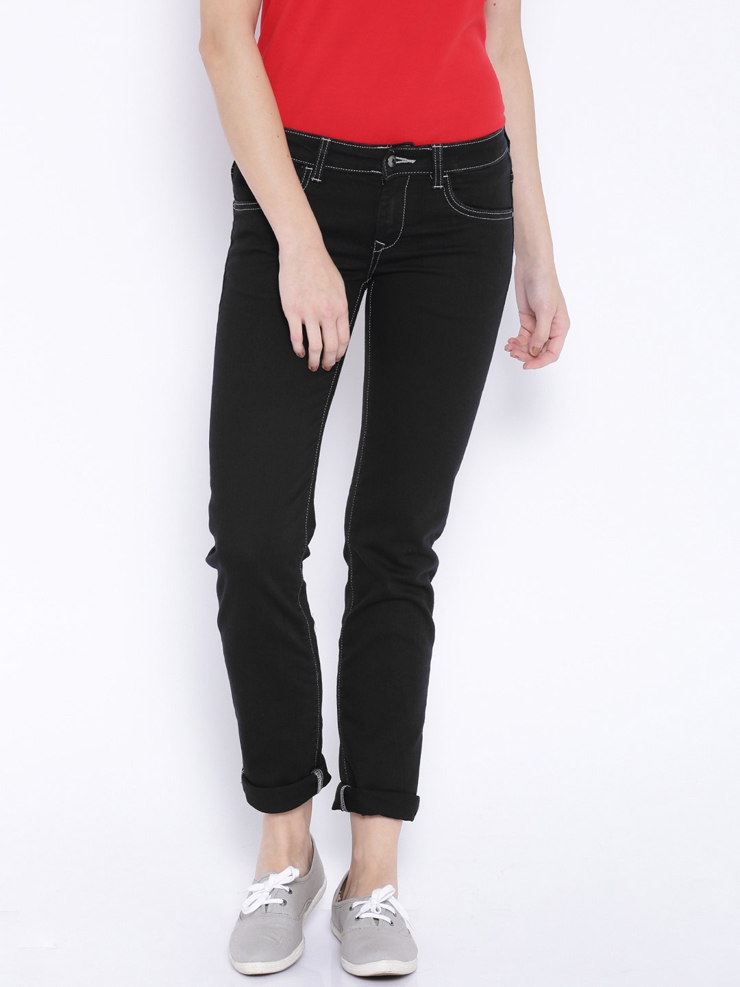 

U.S. Polo Assn. Women Black Skinny Fit Jeans