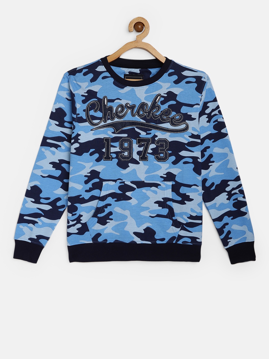 

Cherokee Boys Blue Printed Sweatshirt