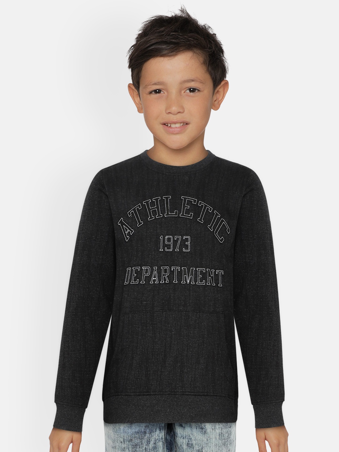 

Cherokee Boys Charcoal Printed Sweatshirt