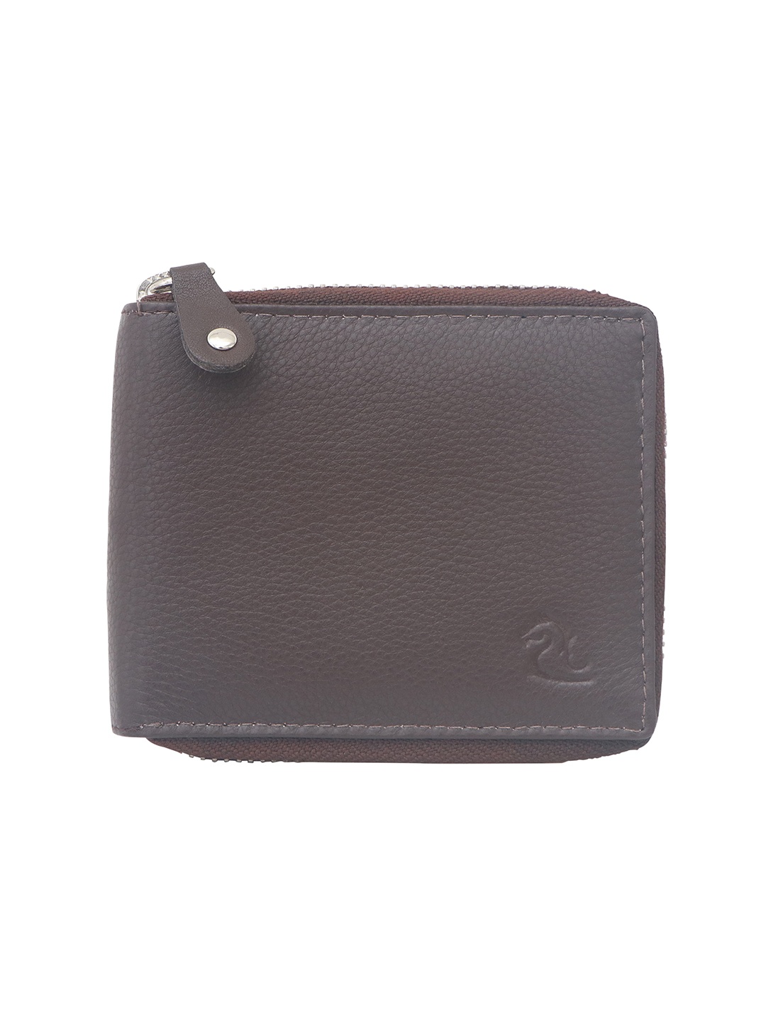 

Kara Men Brown Solid Leather Two Fold Wallet