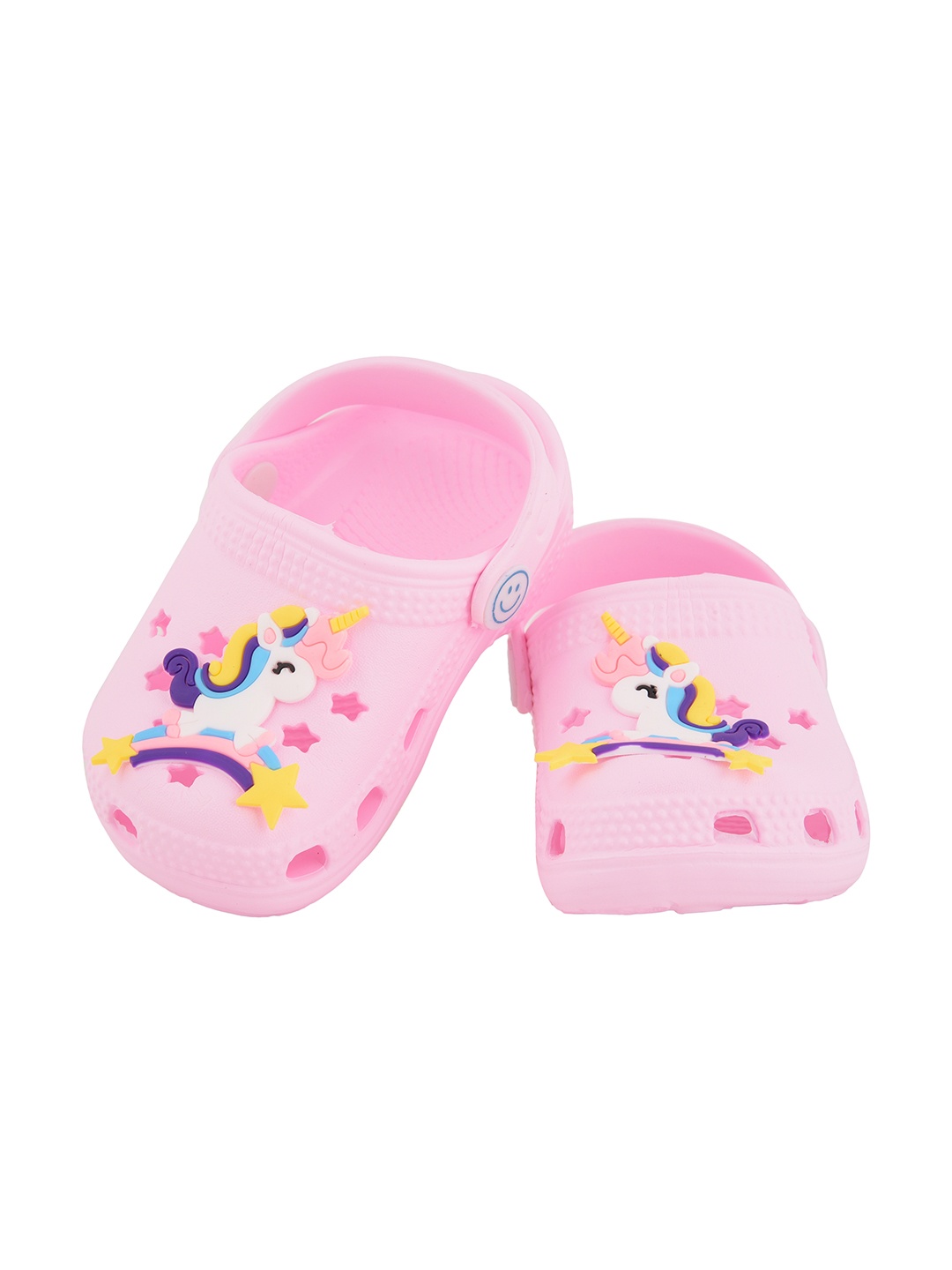 

Yellow Bee Girls Pink Clogs
