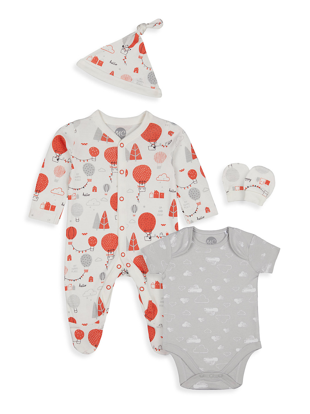 

mothercare Infant Kids Multicolored 4 Piece Clothing Set, Multi