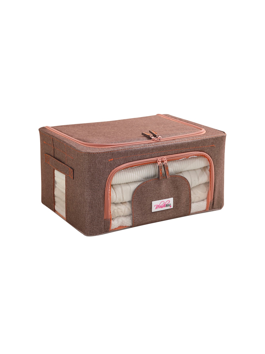 

BlushBees Brown Solid Storage Box For Clothes