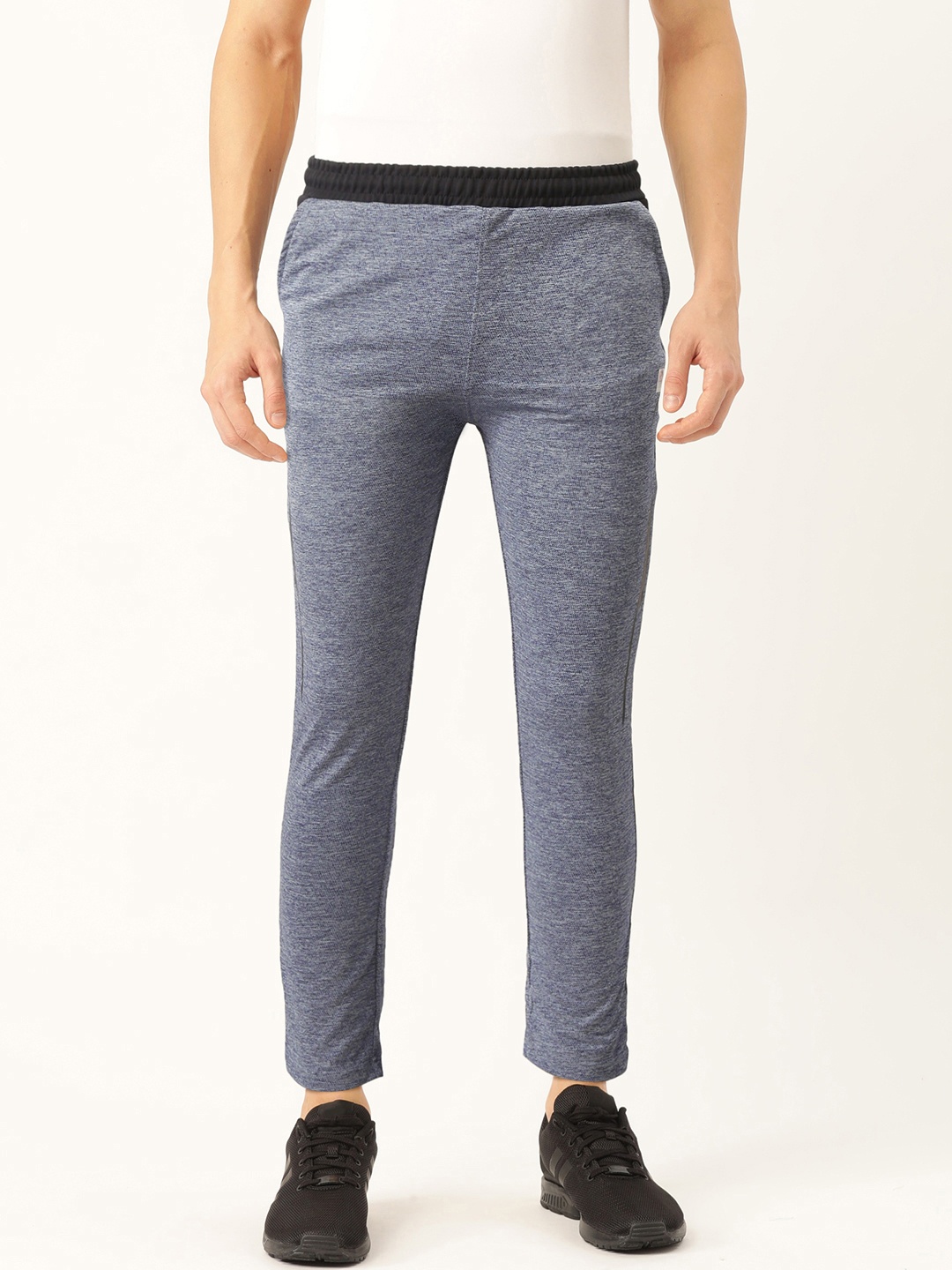 

Proline Active Men Blue Slim Fit Self Design Track Pants