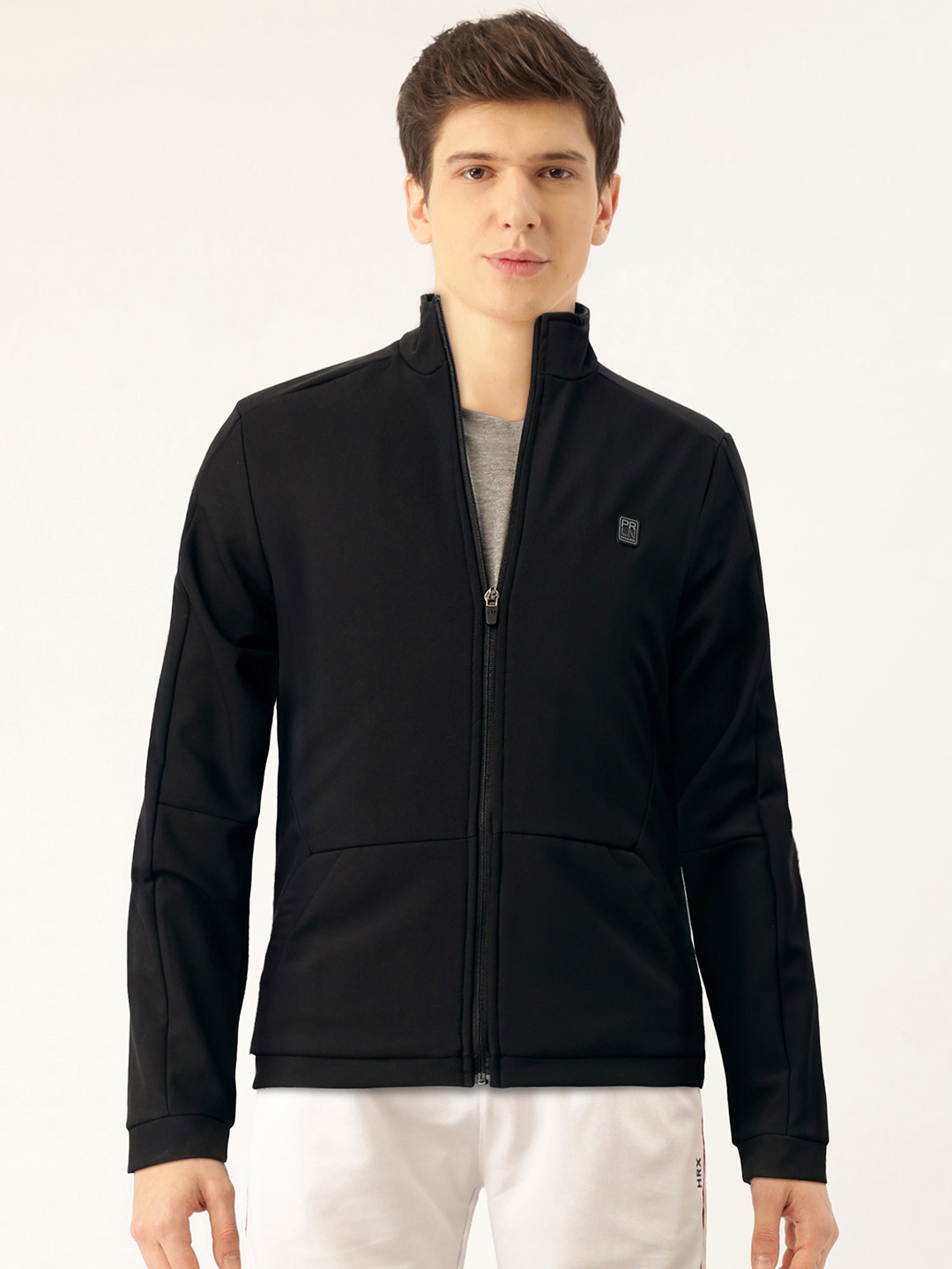 

Proline Active Men Black Solid Sweatshirt