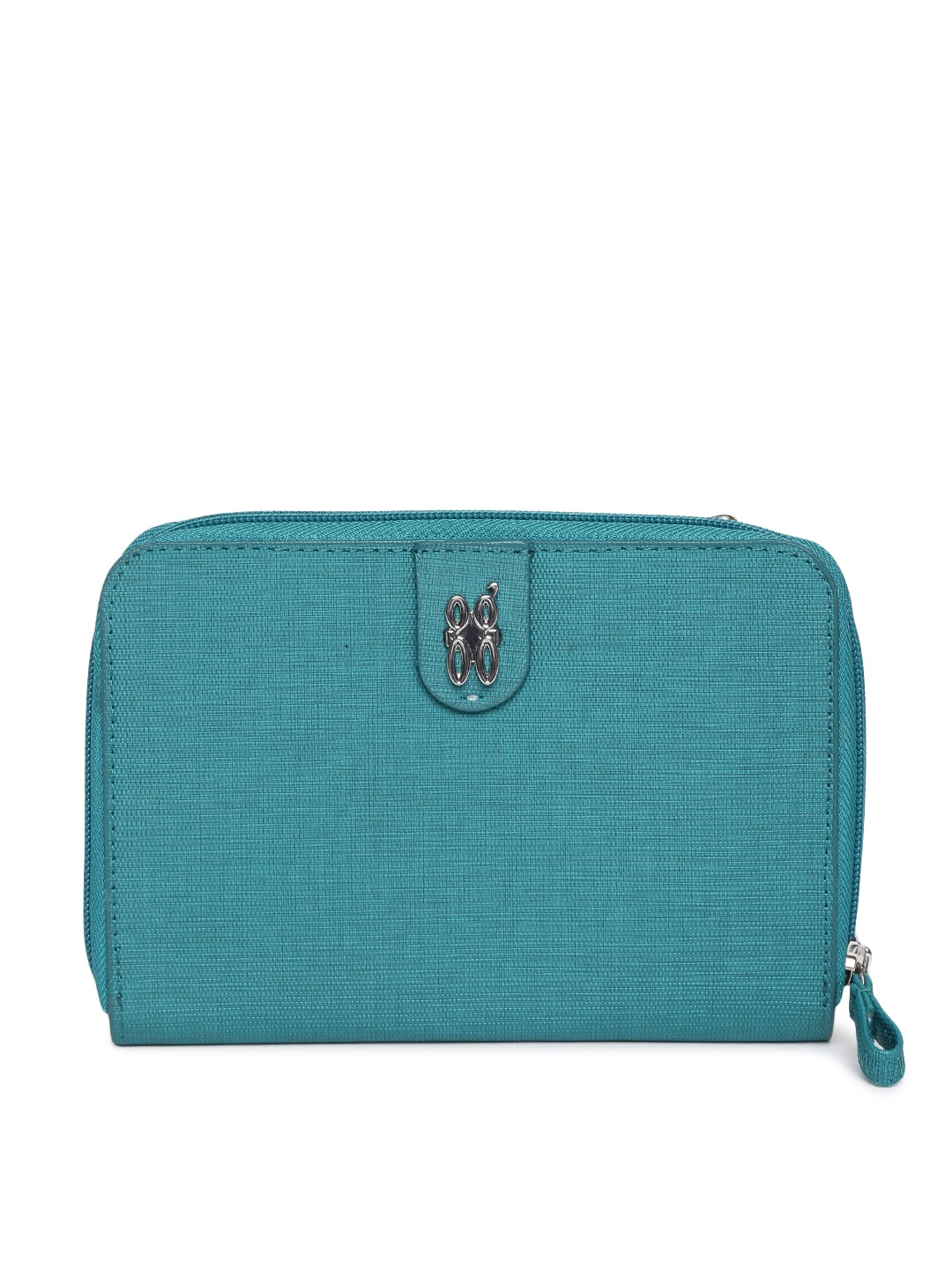 

Baggit Women Teal Green Textured Wallet