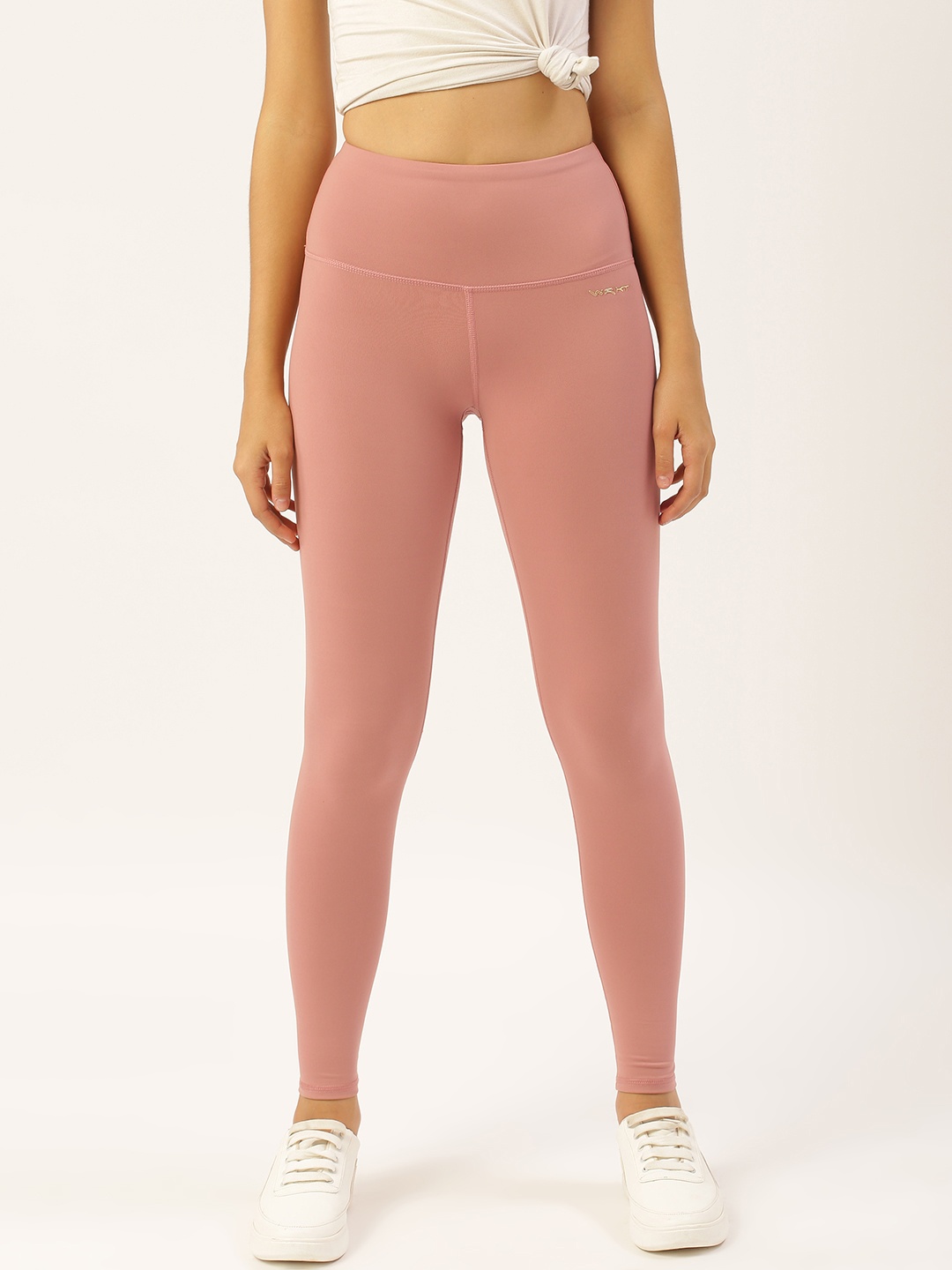 

Sweet Dreams Women Peach-Coloured High-Rise Solid Tights