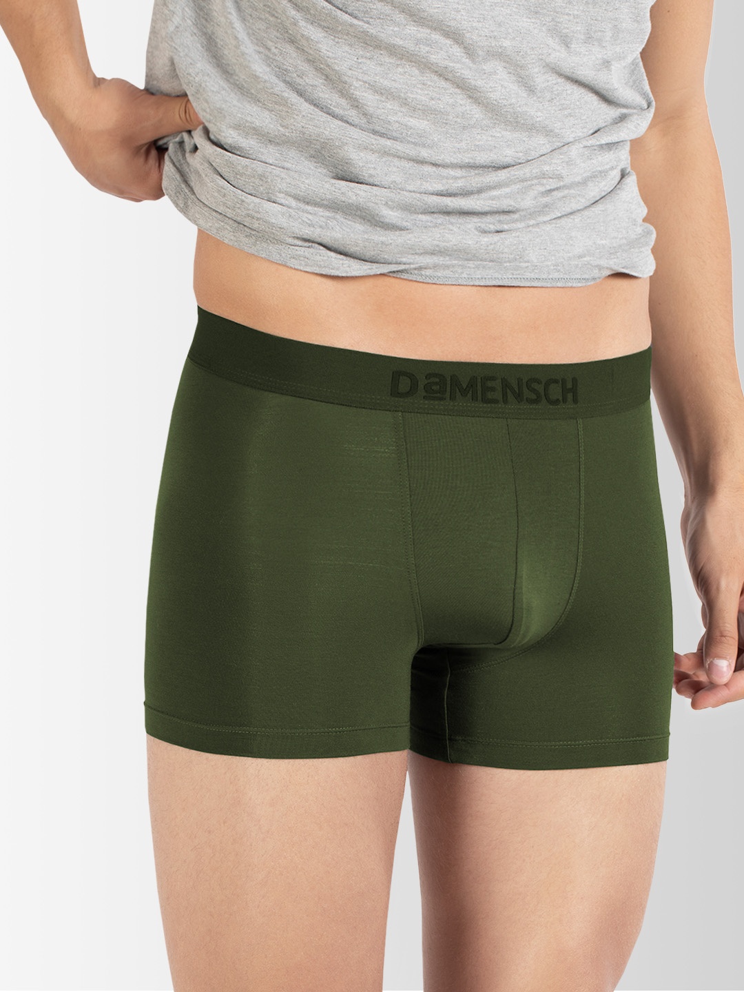 

DAMENSCH Men DEO-SOFT Deodorizing Anti-Bacterial Trunks DAM-1-T, Assorted