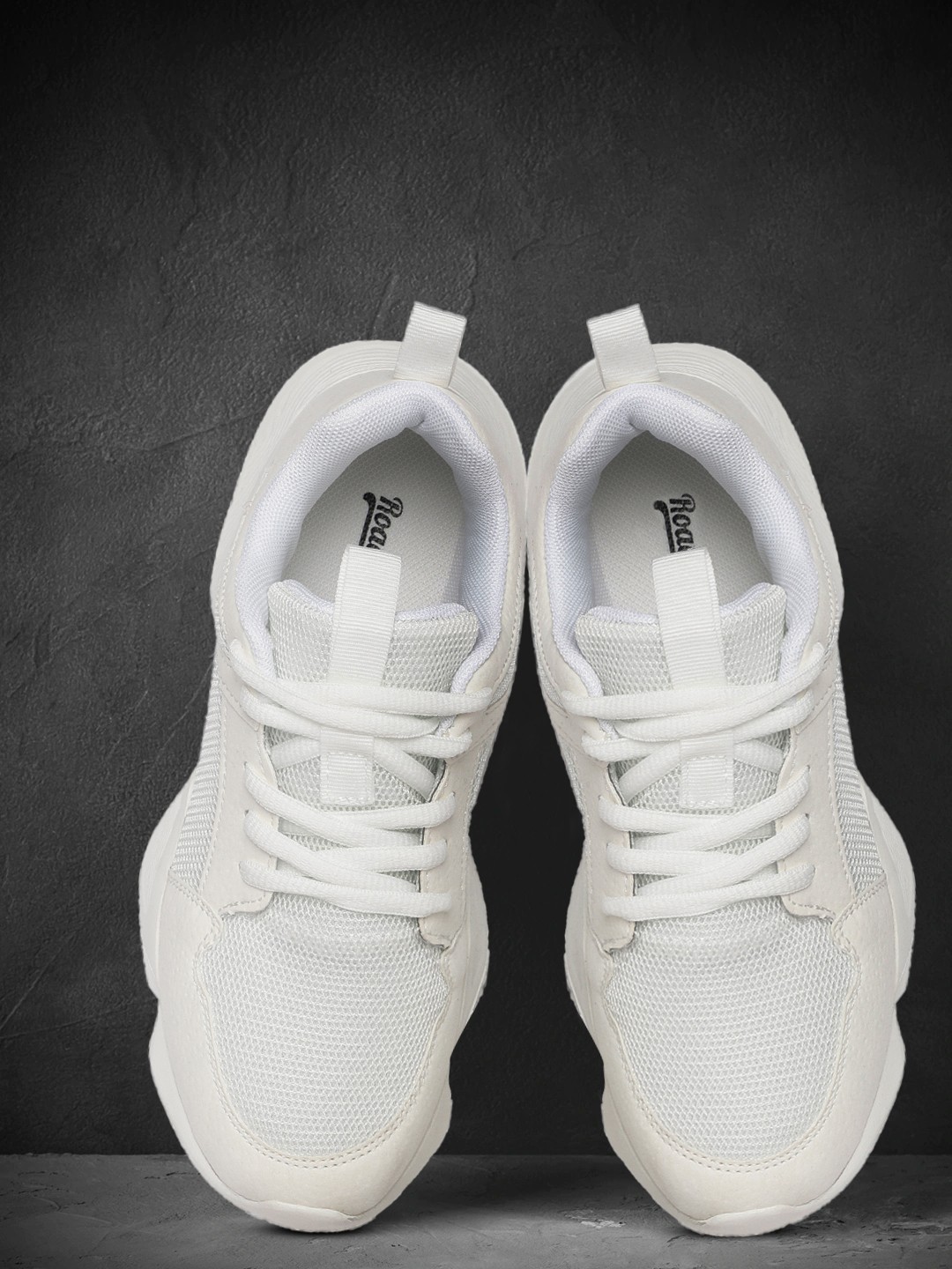 

Roadster Women Off-White Solid Sneakers