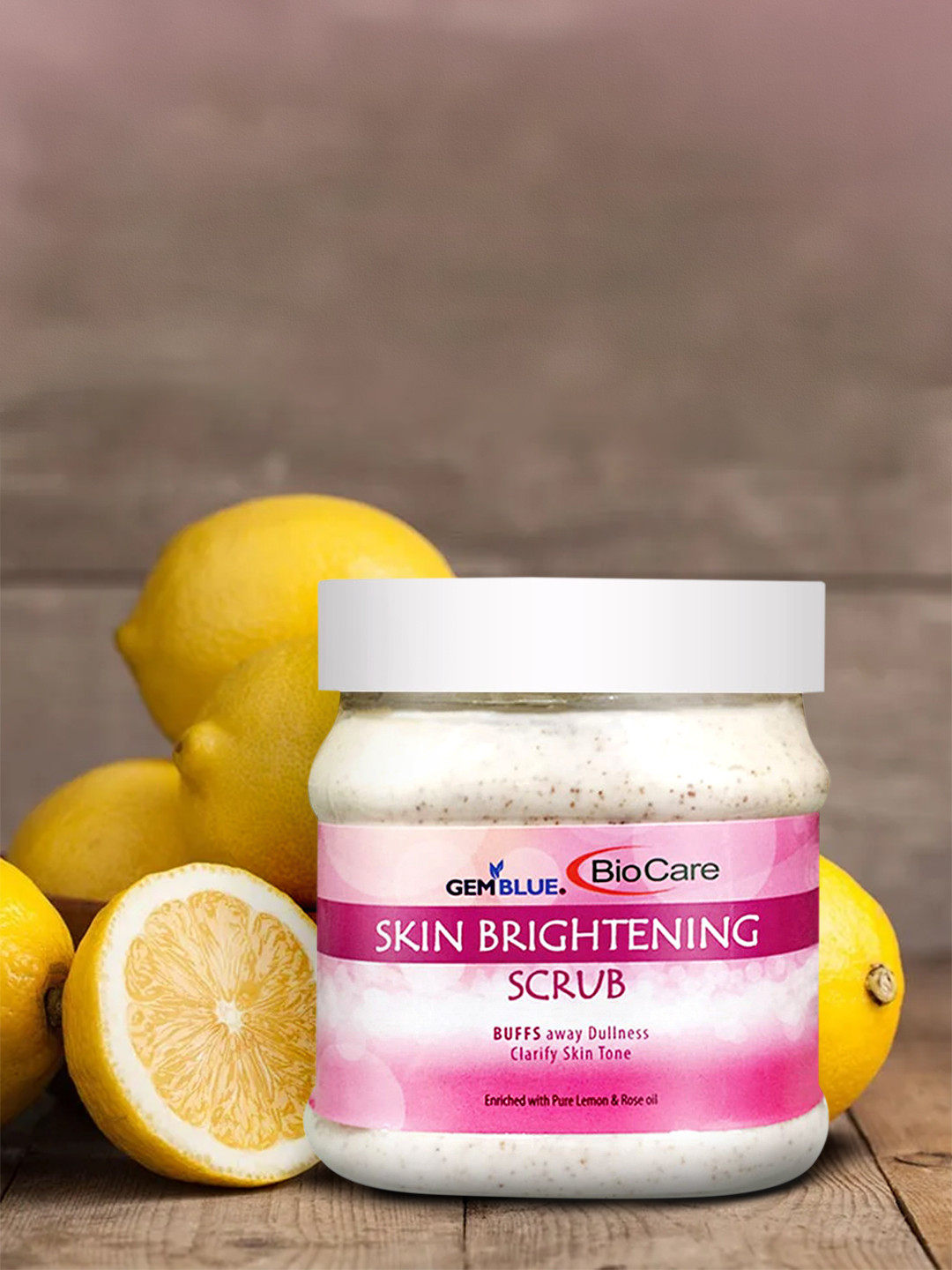 

GEMBLUE BioCare Skin Brightening Scrub 500 ml, White
