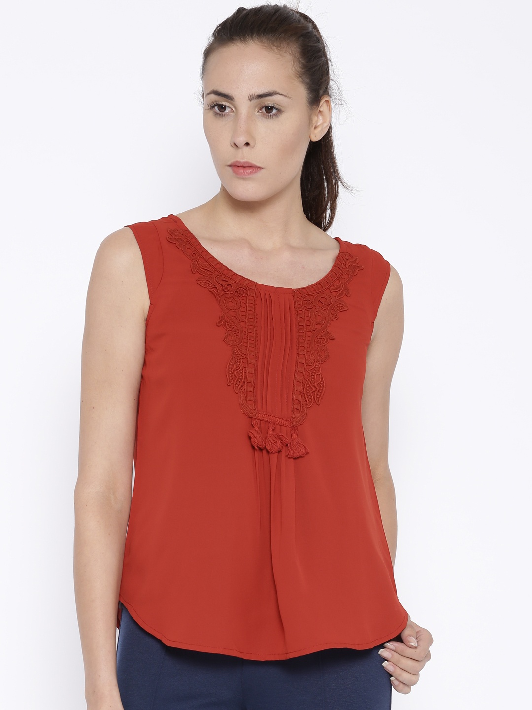 

Tokyo Talkies Rust Orange Top