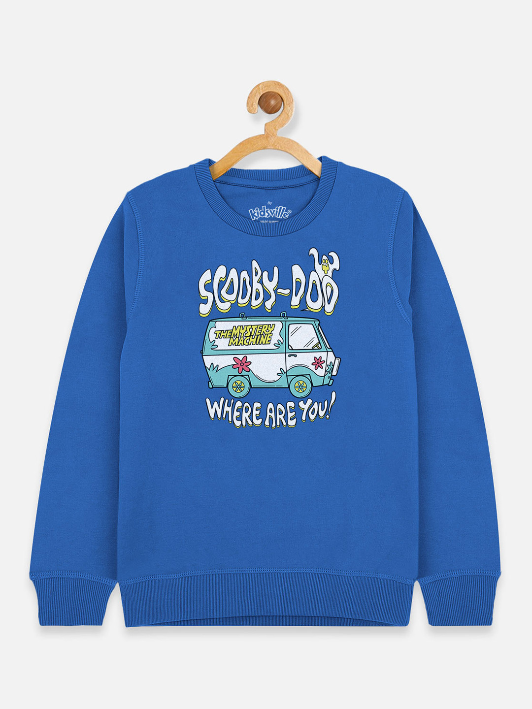 

Kids Ville Boys Blue Scooby Doo Printed Sweatshirt