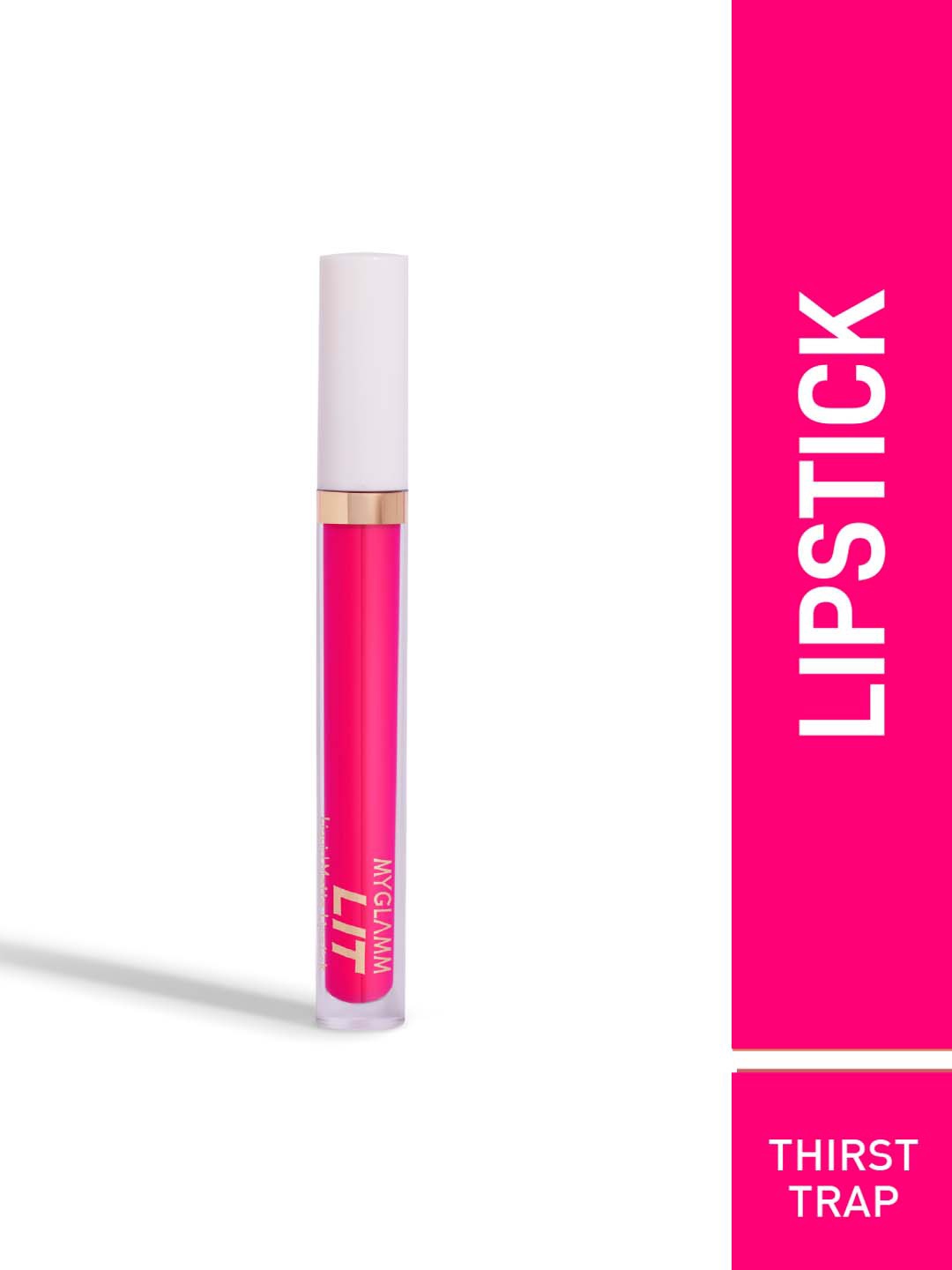 

MyGlamm LIT Liquid Matte Lipstick-Thirst Trap-3ml, Pink