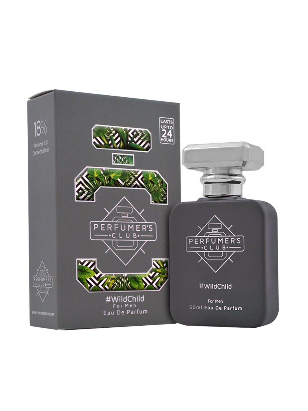 

PERFUMERS CLUB Men Grey Upto 24 hrs lasting Eau De Parfum 50 ml