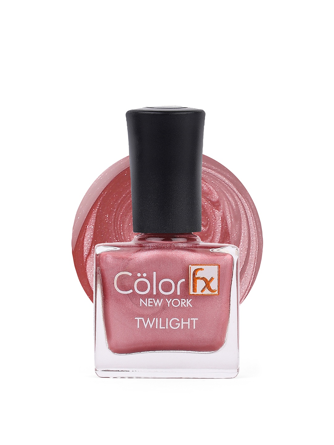 

Color Fx Twilight Festive Collection Glitter Nail Enamel Shade 147 9 ml, Pink