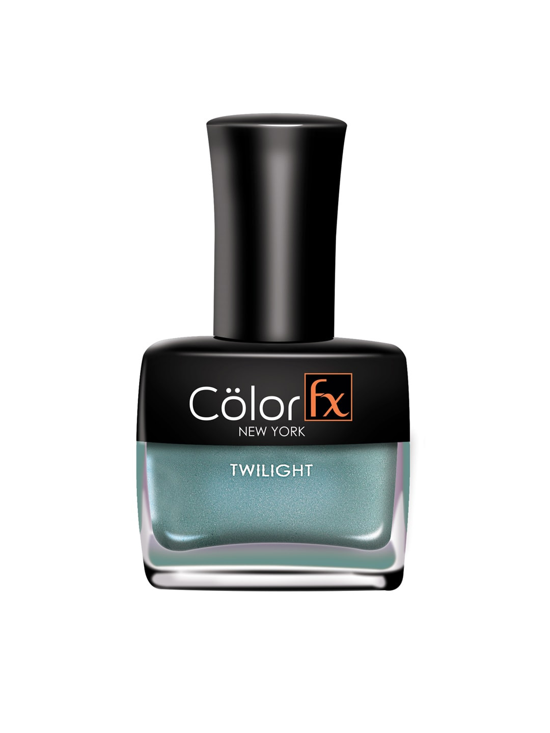 

Color Fx Twilight Festive Collection Glitter Nail Enamel Shade 146 9 ml, Teal