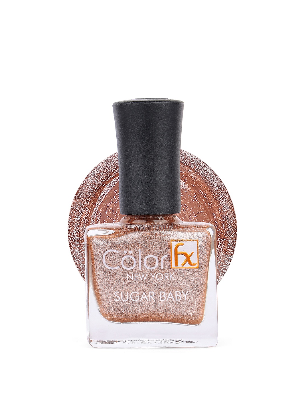 

Color Fx Sugar Baby Wedding Collection Glitter Nail Enamel Shade 106 - 9 ml, Nude