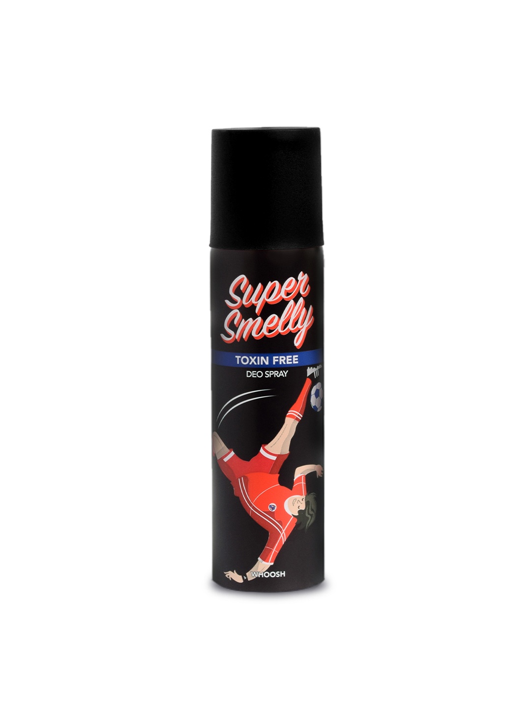 

Super Smelly Unisex Whoosh Natural & Long Lasting Deodorant 150 ml, Black