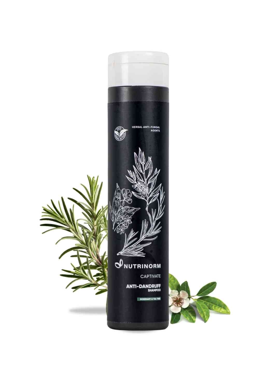 

Nutrinorm Wellness Unisex Anti Dandruff Shampoo 200 ml, Black