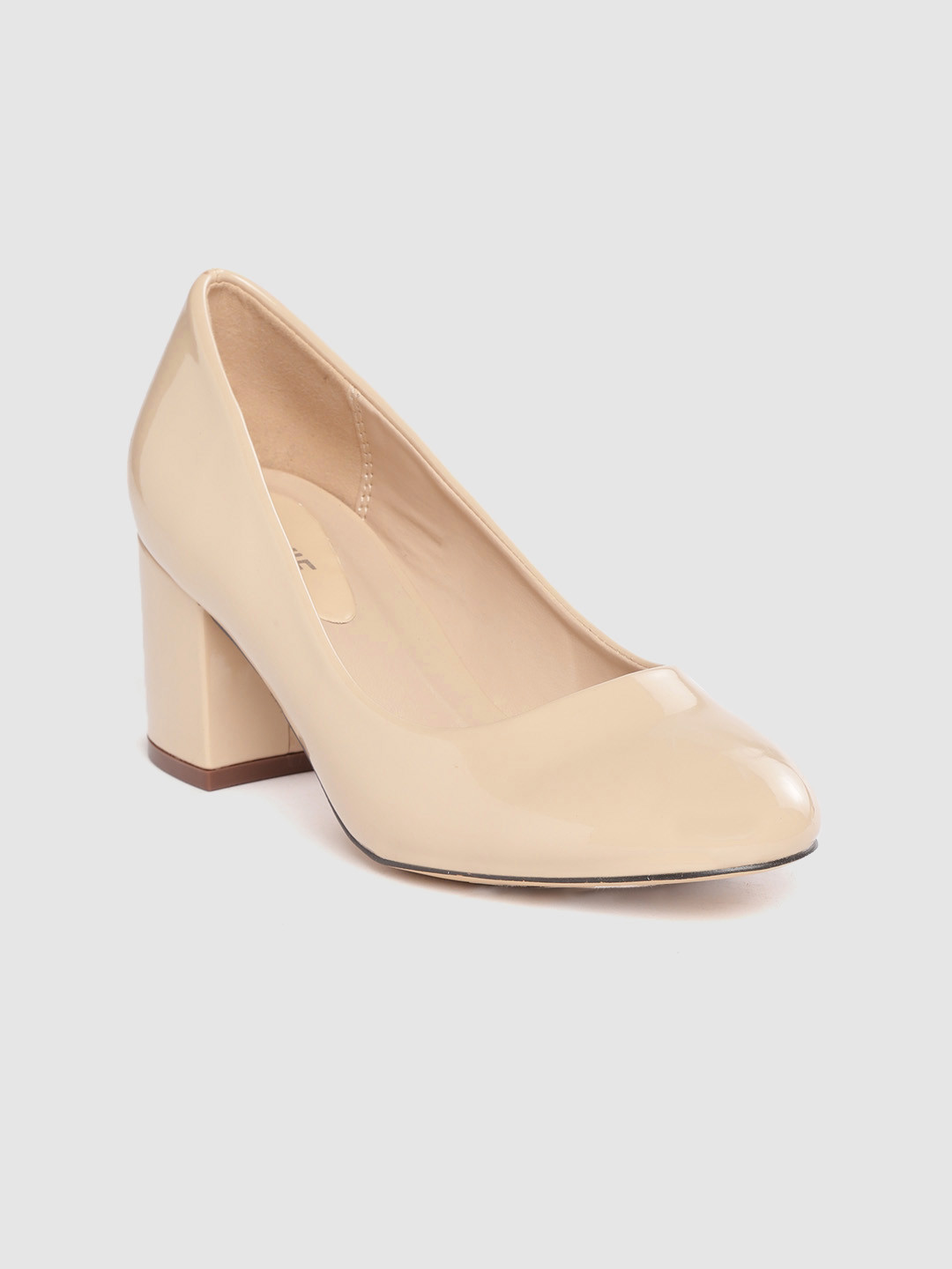 

Lavie Women Beige Solid Pumps