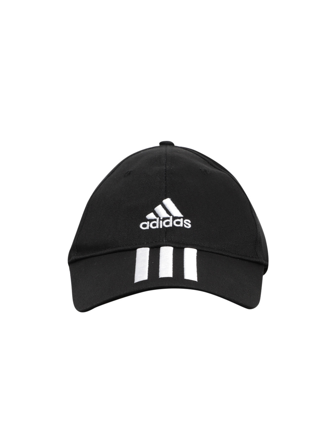 

ADIDAS Unisex Black & White Brand Logo Embroidered Visor Cap