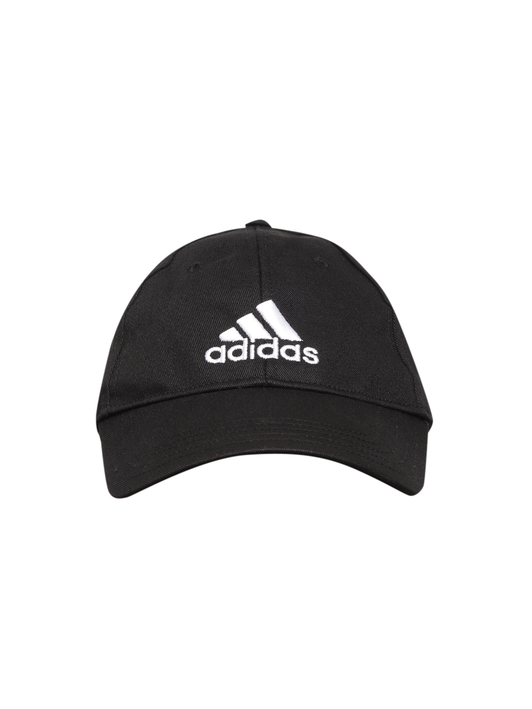 

ADIDAS Men Black & White Baseball Cap with Brand Logo