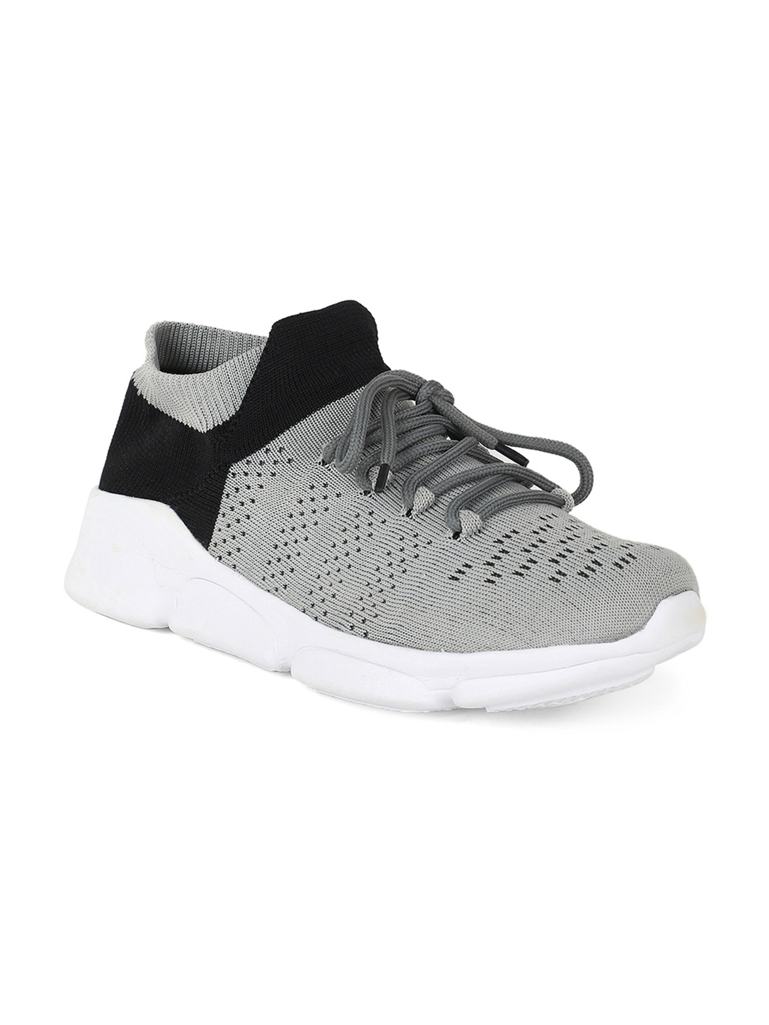 

Khadims Men Grey & Black Training or Gym Shoes
